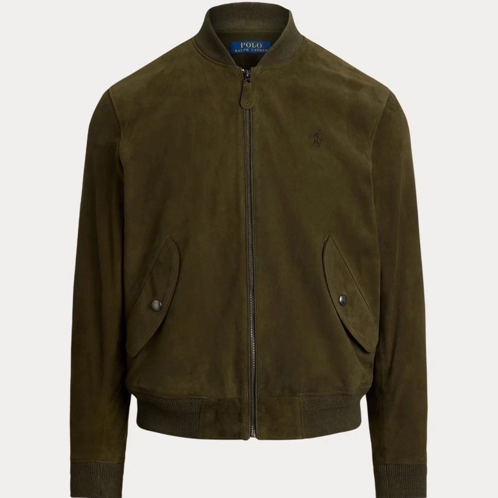 Polo by Ralph Lauren Khaki Bomber Jacket